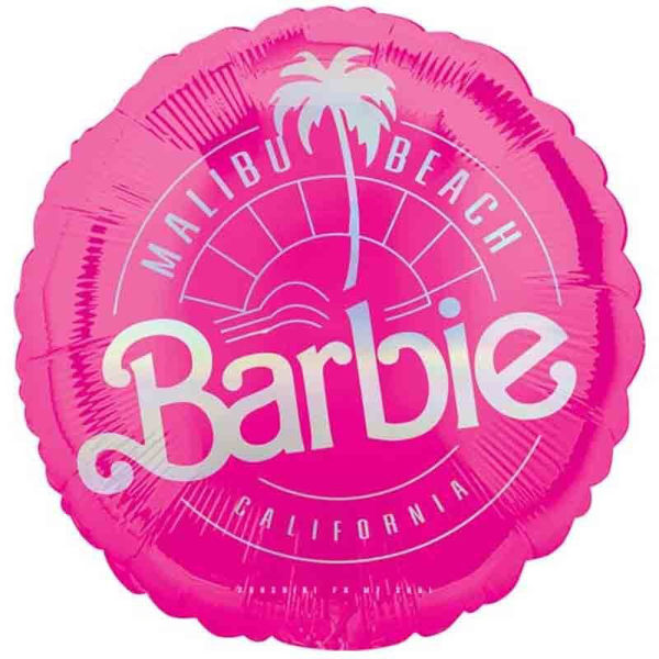 Partycolare- Palloncino mylar 45 cm Barbie Fucsia