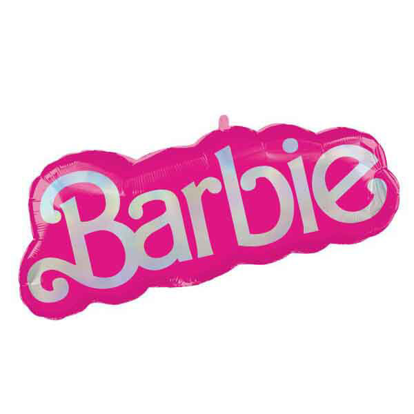 Palloncino 82 cm Super Shape Barbie Fucsia