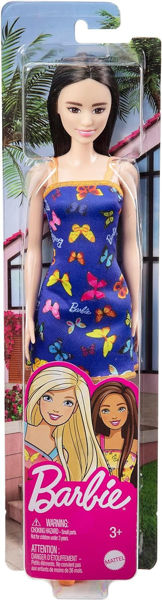 Immagine di Barbie Bambola 30 cm vestito blu con farfalle