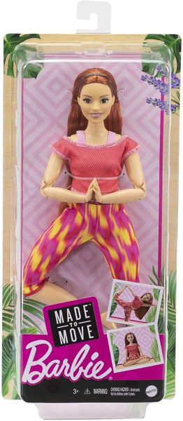 Immagine di Barbie snodata rosso sfumato