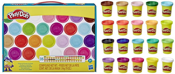 Immagine di Play-doh colors of creativity case 35 vasetti