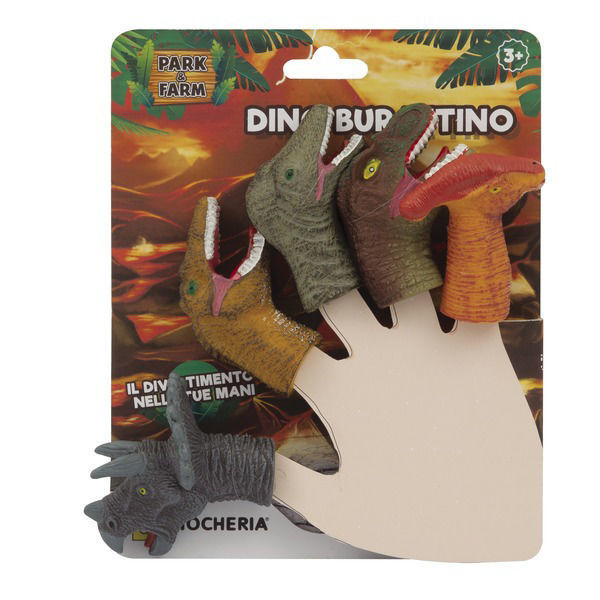 Dino Burattino Dinosauri a Dito