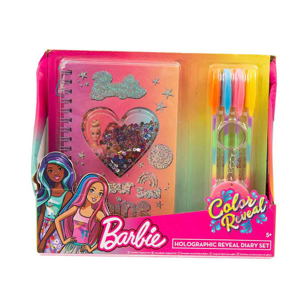 Barbie diario con penna gel