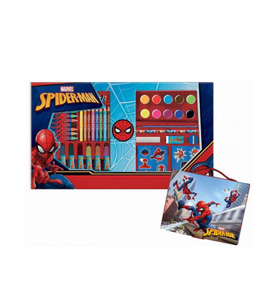 Spiderman Valigetta Colori 52 pezzi