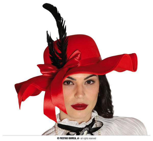 Immagine di Cappello Rosso con piume