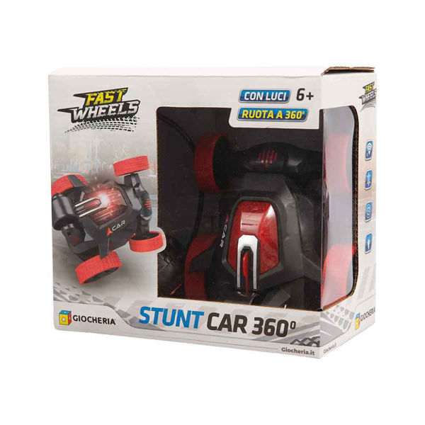 Stunt Cars Rossa 360° con radiocomando
