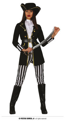 Costume Pirata Jack Sparrow Bambino 10/12 Capitano Vestito Corsaro Carnevale