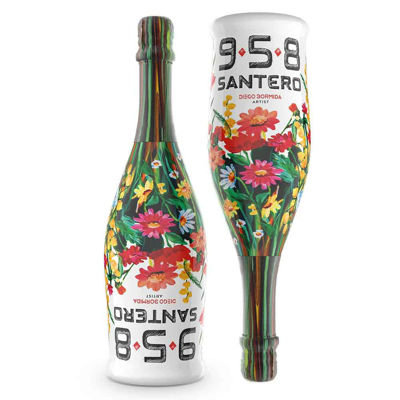 Santero 958 Spumante Color Pack Con 6 Bicchieri Gialli : :  Alimentari e cura della casa