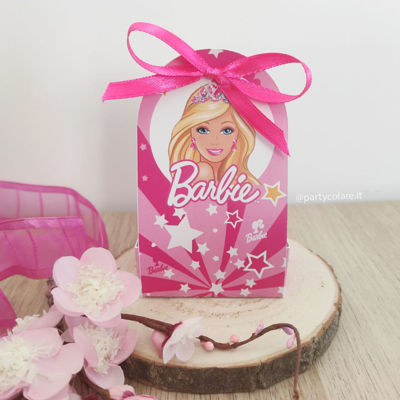 Costume da scatola 3D rosa di Barbie per donna