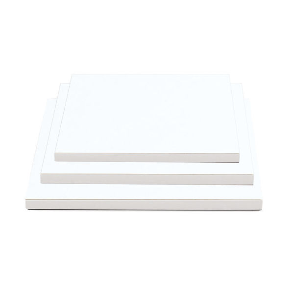 Cake Board Quadrato Bianco spessore 1,2 cm
