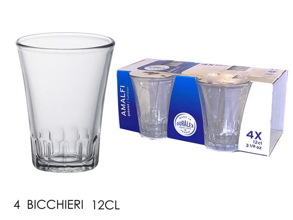 Immagine di Bicchieri in vetro Amalfi 13 cl 4 pezzi