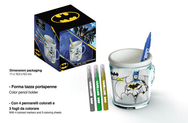 Immagine di Tazza Portapenne da colorare Batman