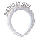 Cerchietto per ragazza di compleanno con perle