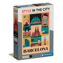 Puzzle 1000 Style in The City Barcellona Compact