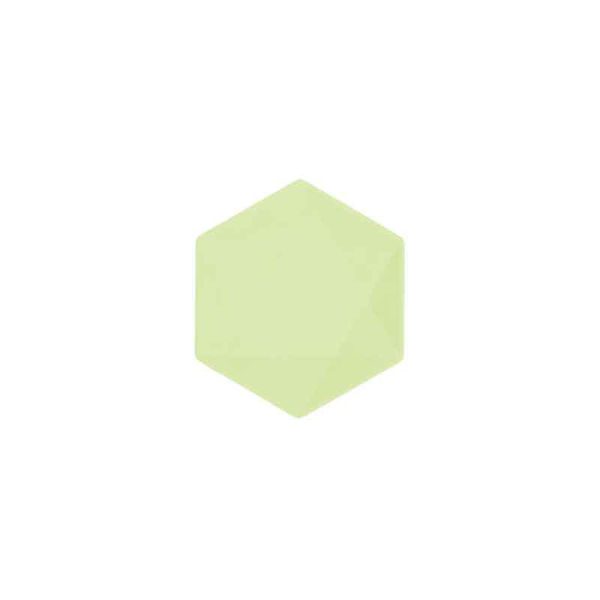 Piatti 15,8x13,7 cm Vert Esagonali Verde 6 pezzi