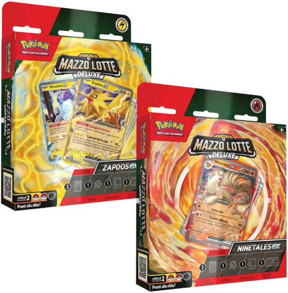 Pokemon Mazzo Lotte Deluxe Ninetales-EX e Zapdos-EX