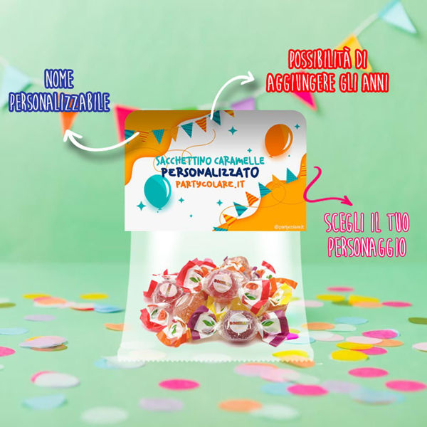 Sacchetto personalizzabile con Caramelle