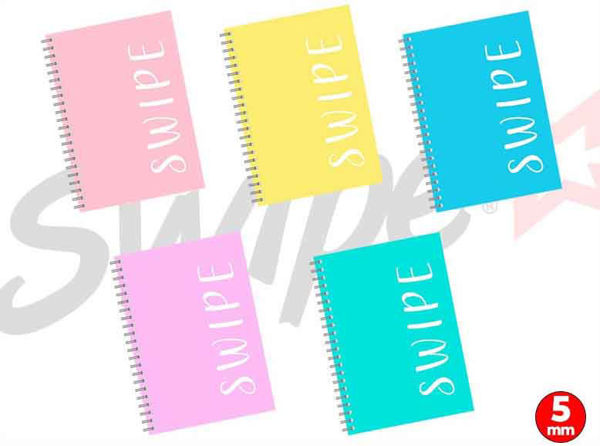 Maxi Quaderno Spirale Swipe Pastello 5 mm 80 fogli