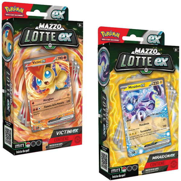 Pokemon Mazzo Lotte EX - Miraidon EX e Victini EX