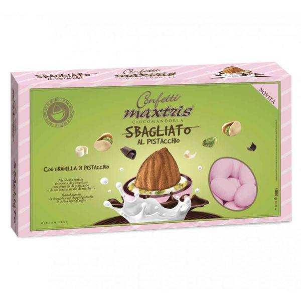 Confetti Maxtris Sbagliato Pistacchio Rosa 1 Kg