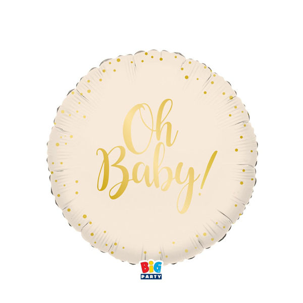 Immagine di Palloncino Mylar 18'' 45 cm Oh Baby