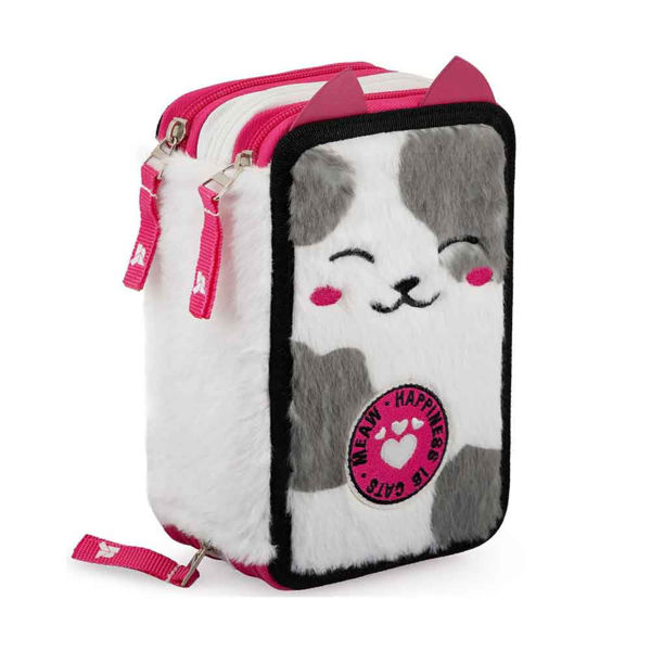 Julian Ross Astuccio 3 Zip Cat Peluche