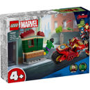 Iron Man con moto e The Hulk LEGO® Marvel