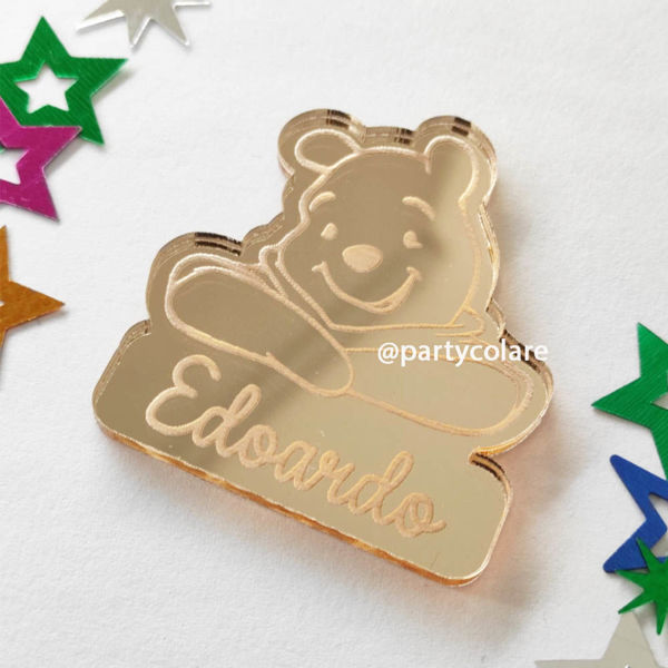 Applique Winnie the Pooh con personalizzazione