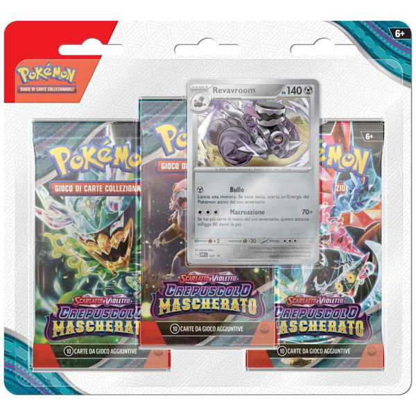 Pokemon SV6 Scarlatto e Violetto - Crepuscolo Mascherato 3 Pack