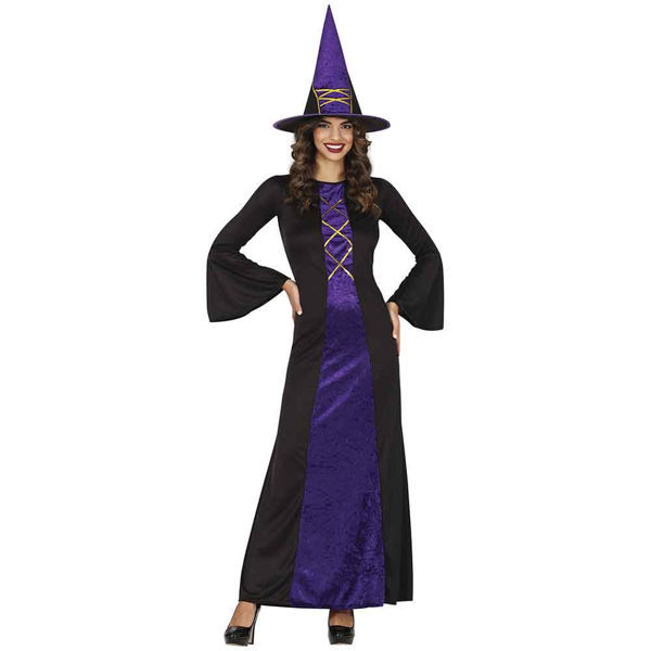 Costume Strega Viola Donna