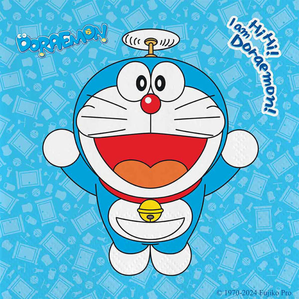 Tovaglioli 33x33 cm Doraemon 20 pezzi