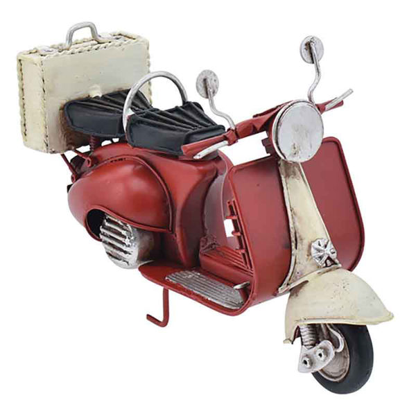 Scooter 17X7,5X11 cm Rosso e Bianco