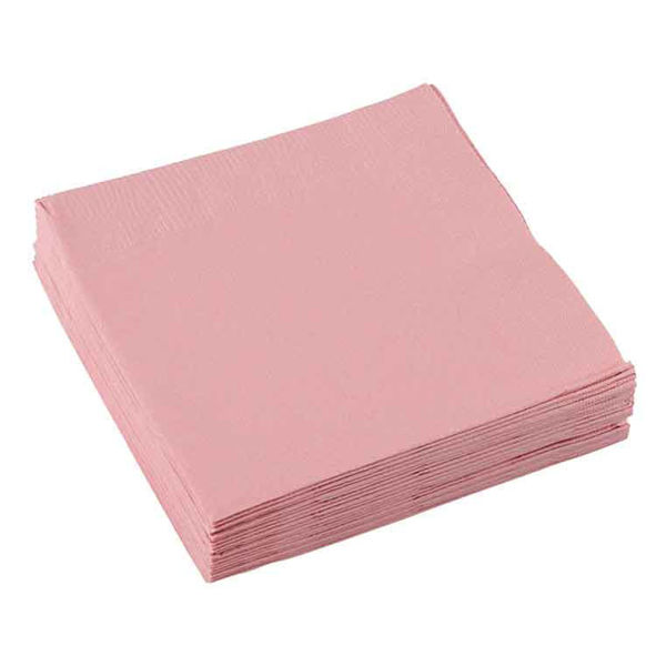 Tovaglioli 33x33 cm Rosa 20 pezzi