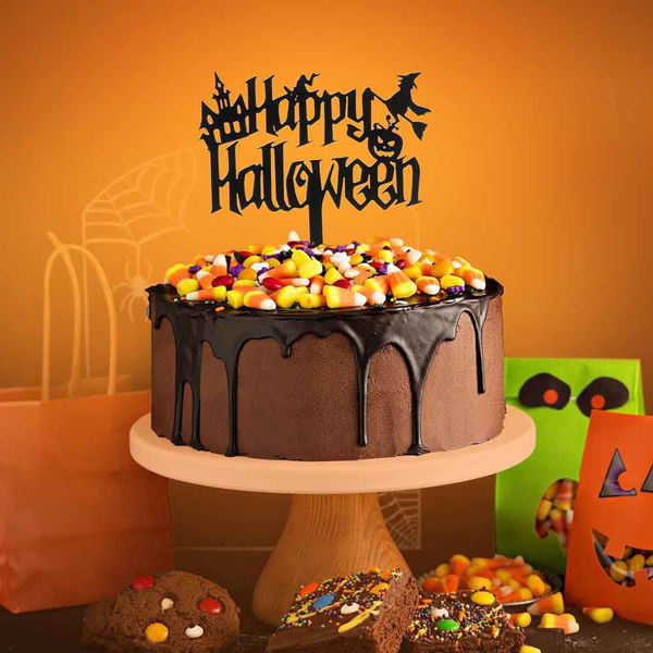 Cake Topper Happy Halloween