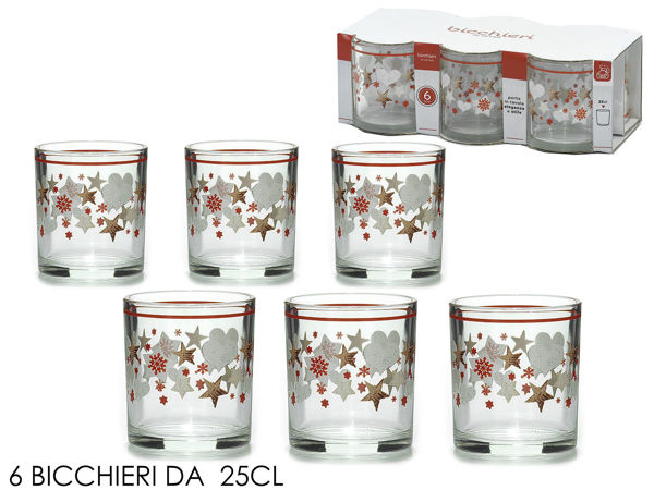 Immagine di Set 6 Bicchieri Alighieri 25 cl