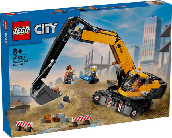 Immagine di Escavatore da cantiere giallo LEGO® City