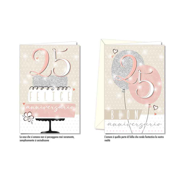 Biglietti Anniversario 25 anni