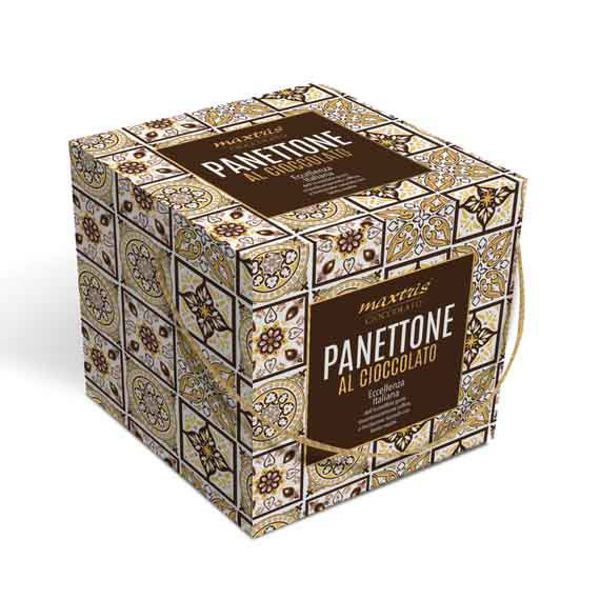 Panettone Maxtris ripieno di cioccolato 1kg