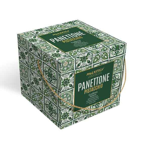 Panettone Maxtris ripieno al pistacchio 1 kg