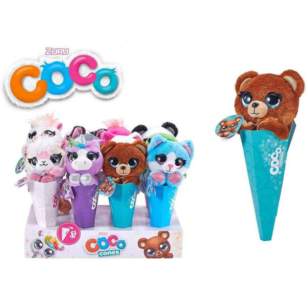 Immagine di Coco Cones peluche cono e sorprese