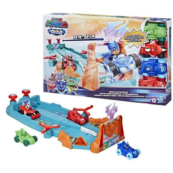 Immagine di PJ Masks pista zoom con 4 veicoli