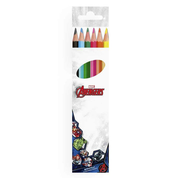 Colori a Matita Avengers 6 pezzi