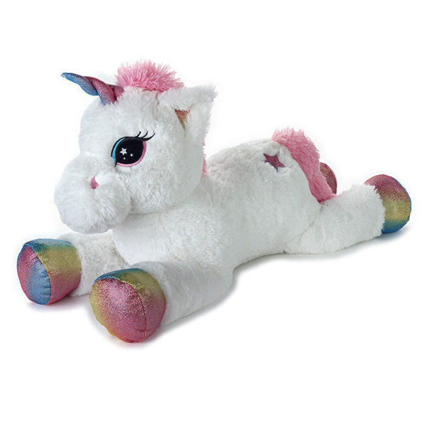 Peluche Unicorno Steso 75 cm