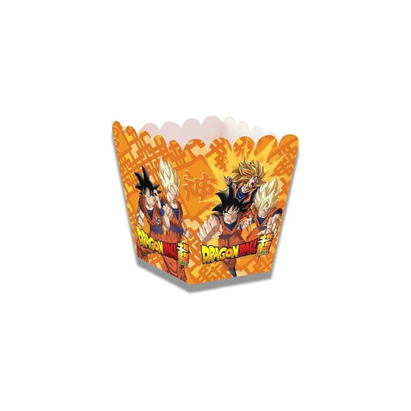 12 Scatole Porta Caramelle 6,5x6,5cm Dragon Ball