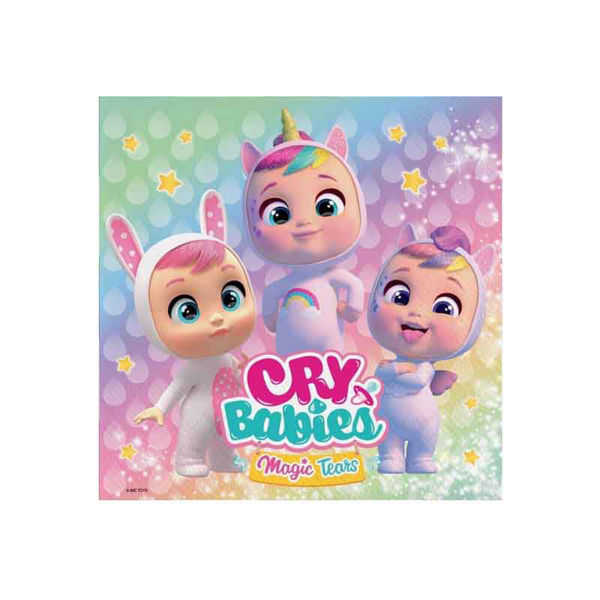 Tovaglioli 33x33 cm Cry Babies 20 pezzi