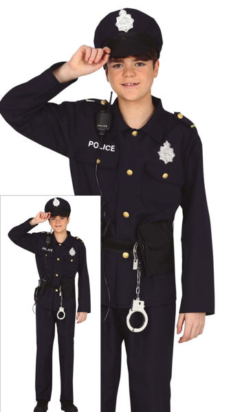 Immagine di Costume Poliziotto taglia 14/16 anni