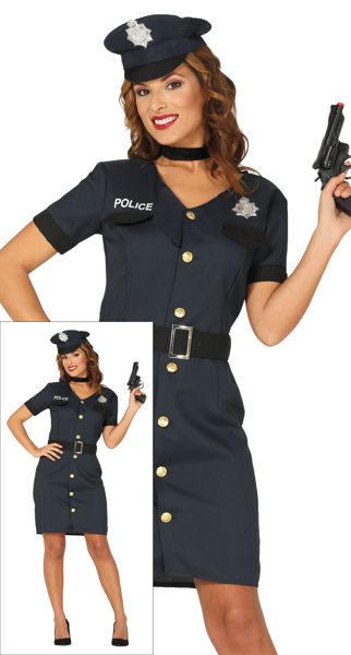 Immagine di Costume Poliziotta taglia S 36/38