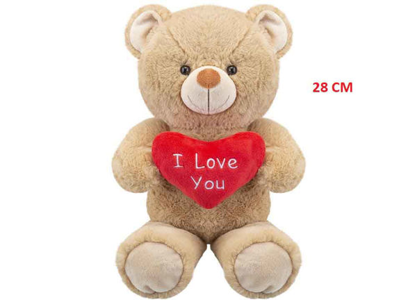 Immagine di Peluche Orso 28 cm con Cuore