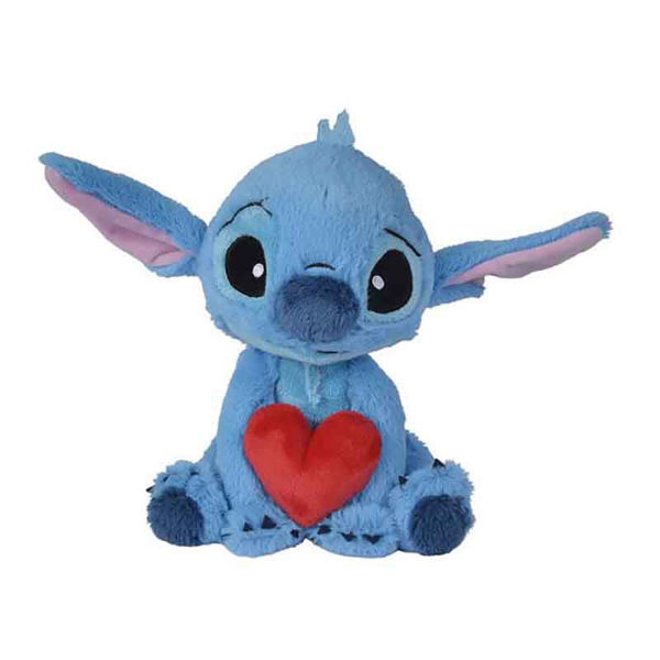 Peluche 25 cm Stitch con cuore