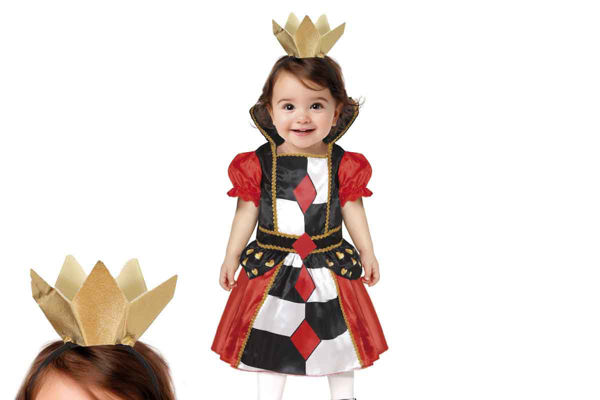 Costume Baby Regina di Cuori